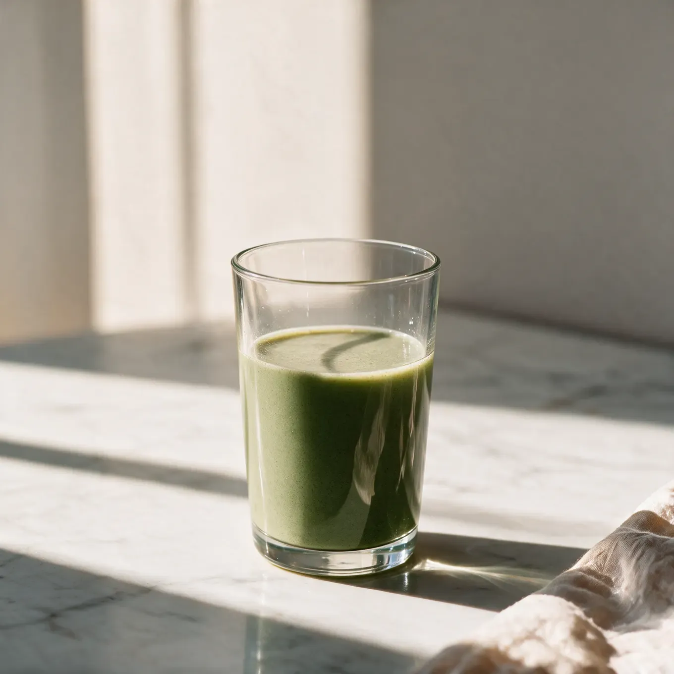 The barley grass and coconut water cooler