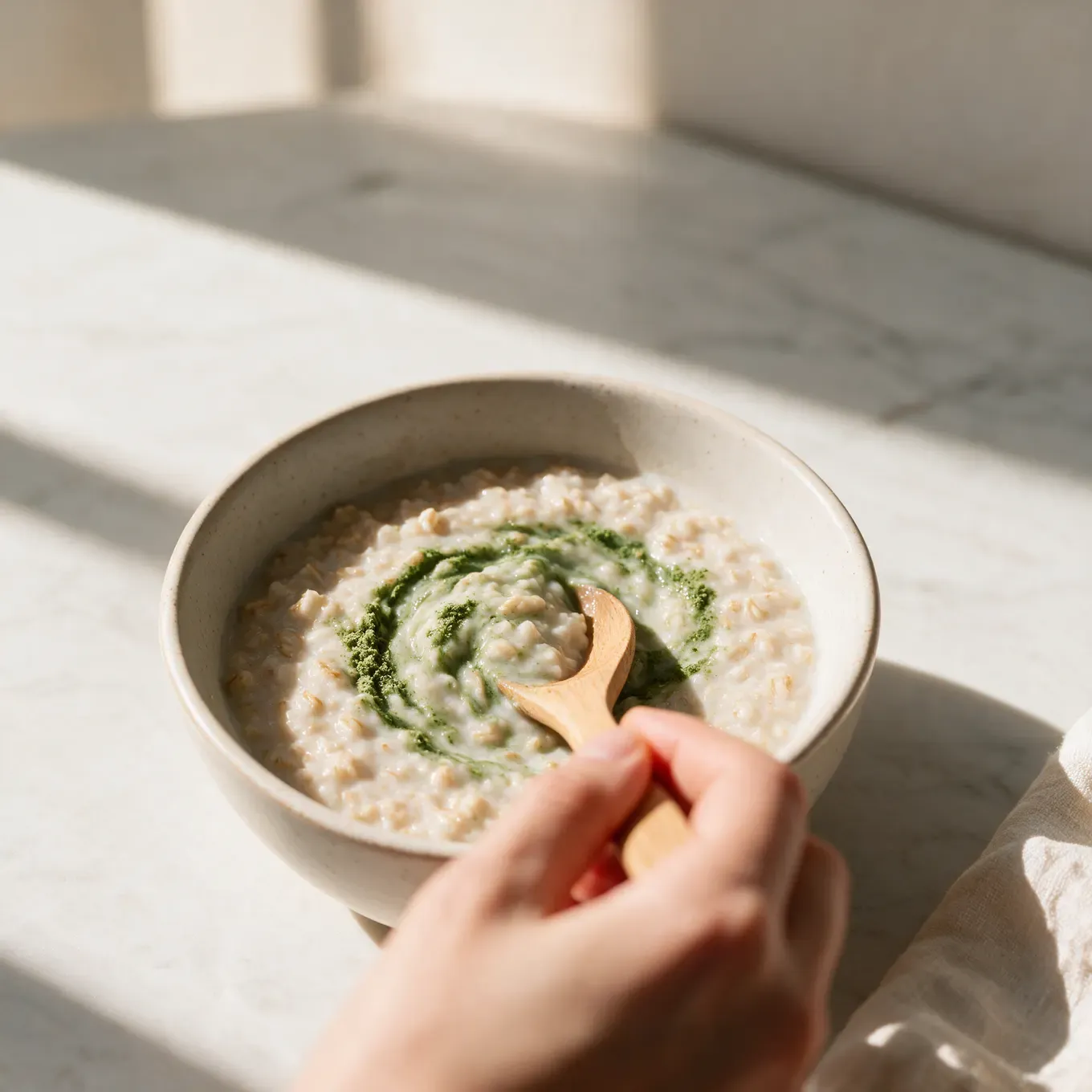 Stir through warm oats
